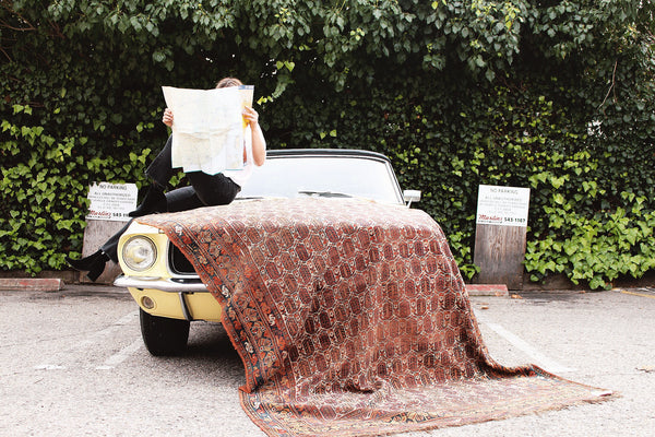 Afghan Vintage Paisley Rug