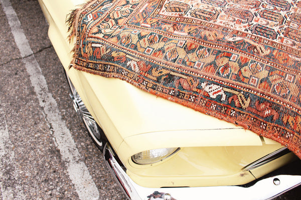 Afghan Vintage Paisley Rug