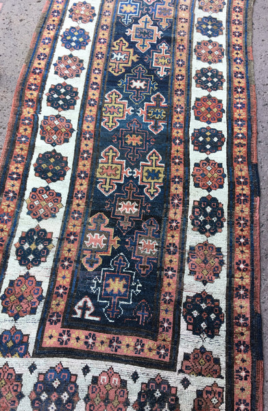 Antique Caucasian Runner
