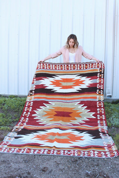 Vintage Turkish Kilim