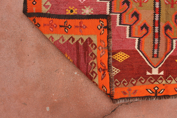 Vintage Turkish Kilim Runner