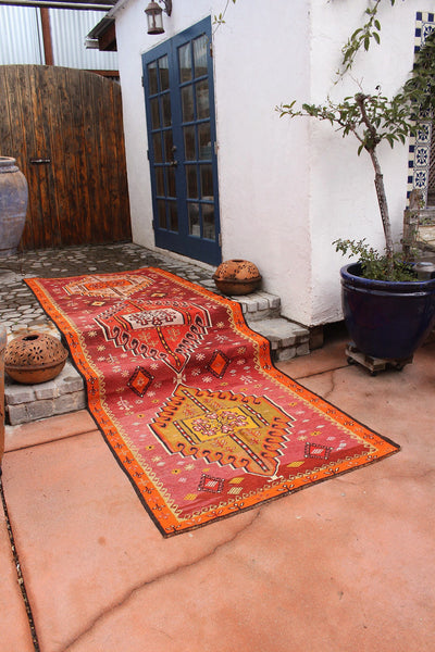 Vintage Turkish Kilim Runner