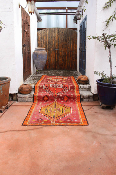 Vintage Turkish Kilim Runner