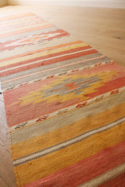 Vintage Turkish Kilim Runner